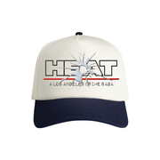 ヒート // LAX (Embroidered Two-Tone A Frame Snapback Hat / Timed Edition)